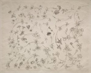Flower designs for plates and borders (no. 14) by Felix Bracquemond