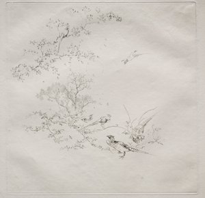 Parisian Service Haviland service: Fog no. 1, 1875 by Felix Bracquemond