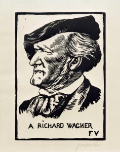 To Richard Wagner by Felix Edouard Vallotton