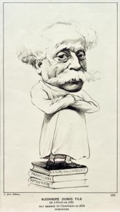 Alexandre Dumas Jr. by Felix Edouard Vallotton