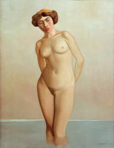 Bather in the Water by Felix Edouard Vallotton