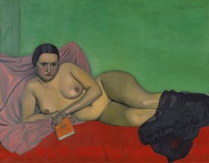 Nude Woman Holding a Book, 1924