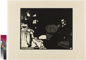 Getting Ready for a Visit, plate eight from Intimacies, 1898 by Felix Edouard Vallotton