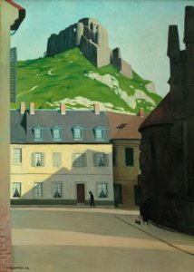 The Chateau Gaillard and the Place des Andelys by Felix Edouard Vallotton