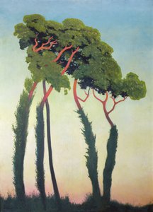 Landscape with Trees