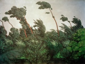 The Wind by Felix Edouard Vallotton