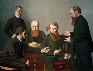 The Five Painters by Felix Edouard Vallotton