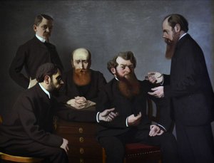 Les cinq peintres Five painters: Félix Vallotton, Pierre Bonnard, Édouard Vuillard by Felix Edouard Vallotton