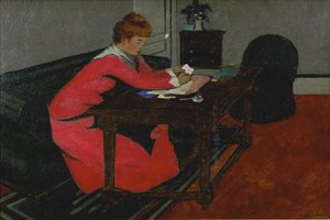 Misia at Her Desk, 1897