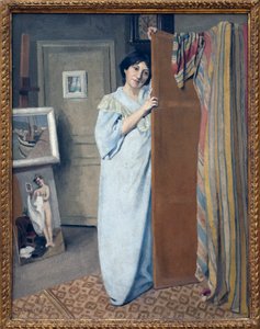 Mrs. Vallotton in a Dress