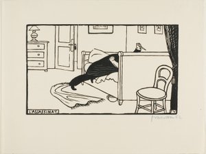 Murderer by Felix Edouard Vallotton