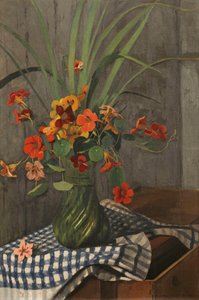 Nasturtiums by Felix Edouard Vallotton
