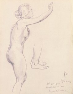 Study for Perseus and Andromeda by Felix Edouard Vallotton