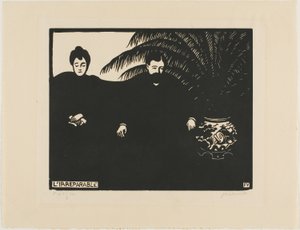 The Irreparable, plate ten from Intimacies by Felix Edouard Vallotton