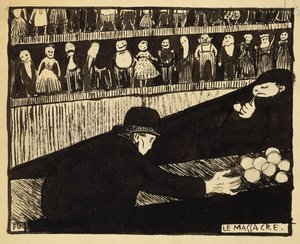 The Massacre by Felix Edouard Vallotton