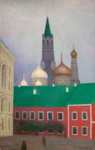 View Taken at the Kremlin in the Evening by Felix Edouard Vallotton