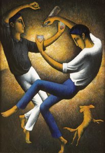 Les Deux Basques, c.1912 by Felix Elie Tobeen