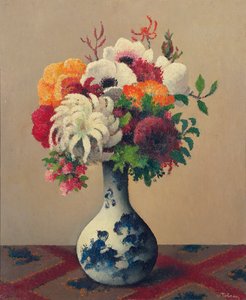 Still Life with Flowers in a China Vase