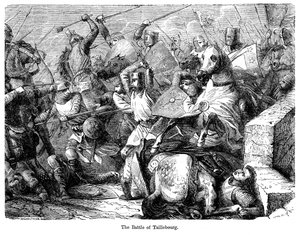 The Battle of Taillebourg, France