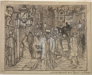 Street Scene in London, 1879