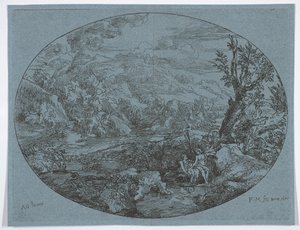 Landscape with Three Figures by Felix Meyer