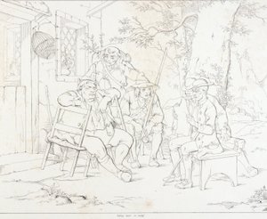 Rip Van Winkle, illustration (detail) by Felix Octavius Carr Darley