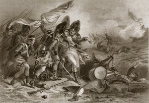 Death of Pakenham at the Battle of New Orleans, published 1860