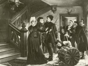 Merry Wives of Windsor. Act IV, Scene II by Felix Octavius Carr Darley