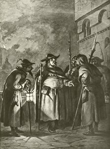 Much Ado About Nothing. Act III, Scene III by Felix Octavius Carr Darley