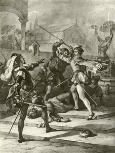 Romeo and Juliet. Act I-Scene I by Felix Octavius Carr Darley