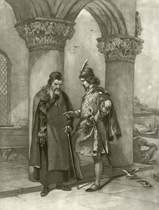 The Merchant of Venice. Act I, Scene III by Felix Octavius Carr Darley