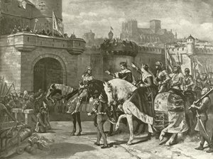 Third Part of Henry VI. Act II, Scene II (engraving) by Felix Octavius Carr Darley