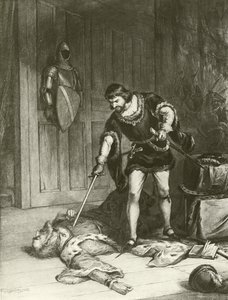 Third Part of Henry VI. Act V-Scene VI by Felix Octavius Carr Darley