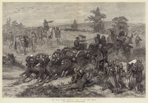 The War, Turks hauling Guns up to the Front by Felix Regamey