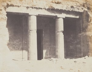 Rock-Cut Architecture--Tomb of Khnumhotep, Beni-Hasan by Félix Teynard