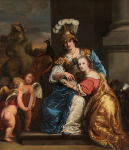 Allegory of Education: Margarita Trip (1640-1714) Teaching Her Sister Anna Maria Trip (1652-1681)