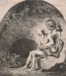 St. Jerome in the Cave by Ferdinand Bol
