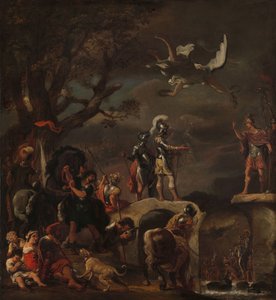 The Peace Negotiations between Claudius Civilis and Quintus Petillius Cerealis on the Demolished Bridge