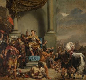 Titus Manlius Imperiosus Torquatus Orders the Beheading of His Son