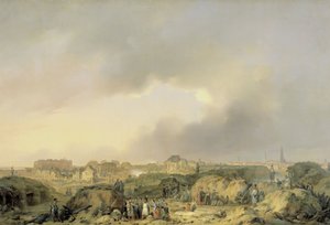 The Citadel of Antwerp shortly after the Siege of 19 November-23 December 1832, and the Surrender of the Dutch Garrison to the French by Ferdinand De Braekeleer (I)
