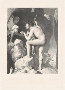 Oedipus by Ferdinand Gaillard, after Jean Auguste Dominique Ingres