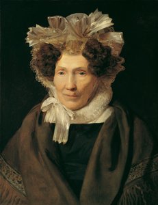 Old Woman with White Ribbon Cap