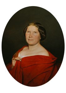 Woman with Salmon-Colored Cloak