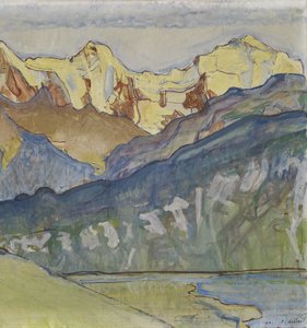 Eiger, Mönch and Jungfrau from Beatenberg