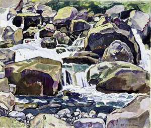 Mountain Stream near Champéry