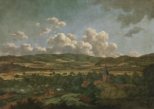 View Towards Goldbach and Hösbach (Aschaffenburg Cycle) by Ferdinand Kobell