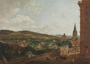 View from Aschaffenburg Castle to Pfaffenberg and St. Agatha (Aschaffenburg Cycle)