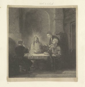Supper at Emmaus by Ferdinand Lehman
