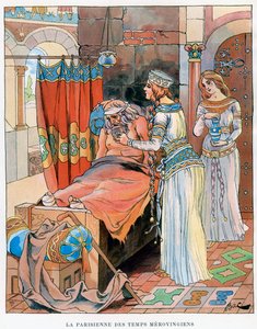 The Parisian Woman during the time of the Merovingians, c5th-8th century AD, c1870-1950