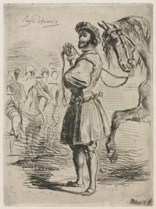 A Lord in the Time of Francis I by Ferdinand Victor Eugene Delacroix